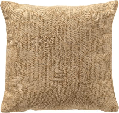 Dutch Decor DAISY - kussenhoes outdoor 45x45 cm - waterafstotend en uv-bestendig - Irish Cream - beige