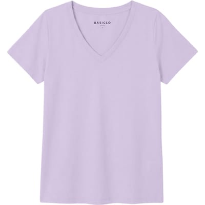 V-neck Premium T-shirt VIOLET