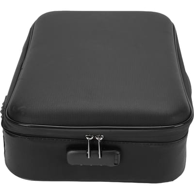 Boîte à documents ignifuge avec serrure à combinaison, étanche, coque rigide, coffre-fort pour documents importants, certificats, ordinateur portable gray