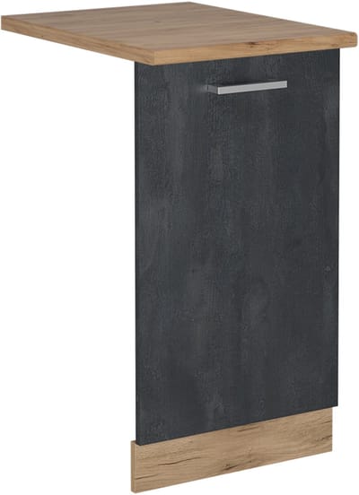Vicco R-Line Vaatwasserfrontpaneel – 45 cm, WB Eik Zwart beton