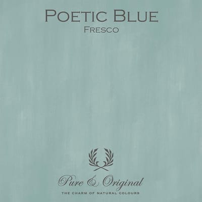 Pure & Original Fresco Kalkverf Poetic Blue 1 L
