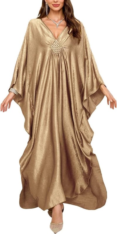 Bohemian Kimonovest met Kanten en Bloemenpatroon voor Strand en Zomer, Beige, One Size