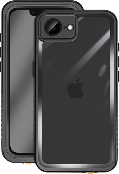 Redpepper, Integrale hoes Geschikt voor Apple iPhone 16e Waterdicht IP68 Schokbestendig, Zwart