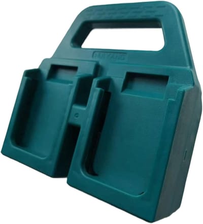 Batterij Opslag Houder - Batterij Organizer Case - Gereedschap Batterij Opslag - Krasbestendig Ontwerp - Houdt 4-8 Batterijen - Groen