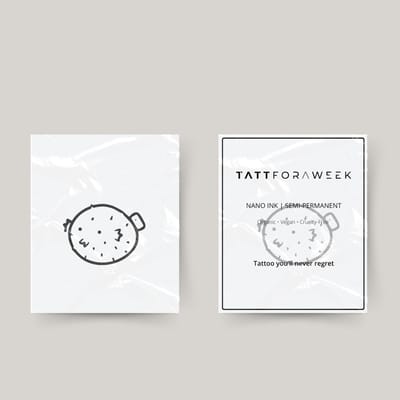 Tijdelijke tattoo kogelvis | Neptattoo volwassenen | Tijdelijke tattoo voor volwassenen | Temporary tattoo | Plaktattoos voor volwassenen | Neptattoos | Probeer zorgeloos een tattoo | tattforaweek