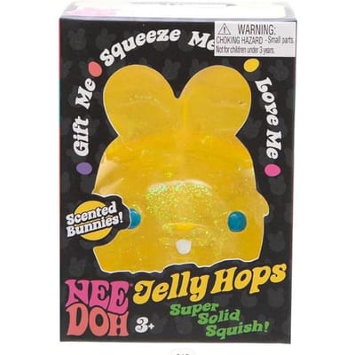 Hoge Kwaliteit Schylling Needoh Leuke Kubus Sensorische Fidget Kubus Stressverlichting Knijpbare Kubus Anti-Angst Knijp Object Voor Focus ADHD Populaties yellow