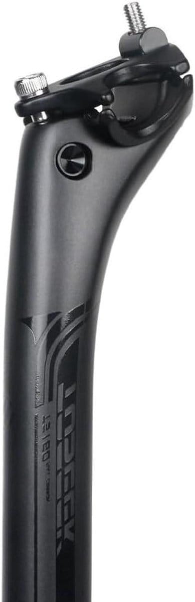 Fiets Zadelpen - Zadelbuis Onderdeel - Comfortabel Fietsen - Lichtgewicht Carbon - 27.2 31.6mm - Mat Zwart