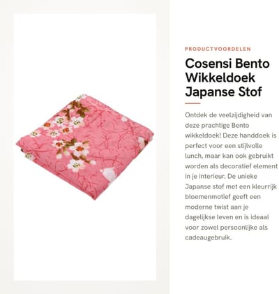 Dailygoods- Wikkeldoek 50 x 50 cm - Japans Design - Zacht/Patchwork - Ademend/Huidvriendelijk - Duurzaam - Multifunctioneel - Furoshiki
