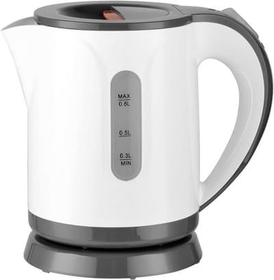 SCH® Waterkoker camping - Waterkoker klein - Waterkoker reis - Wit - 22cm x 14cm x 19cm