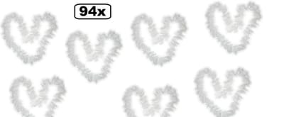 94x Hawaii krans wit - huwelijk tropical zomers white party festival