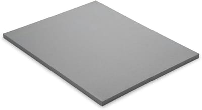 Brandwerende Plaat - Isolatieplaat Calcium-silicaat - Ovens en Haarden Bekleden - Hoge Temperatuur Bestendig - 500x610x75 mm - Grijs/Wit