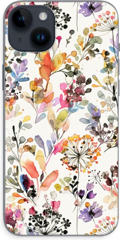 Case Company® - Hoesje geschikt voor iPhone 14 Plus hoesje - Wilde grassen - Soft Cover Telefoonhoesje - Bescherming aan alle Kanten en Schermrand