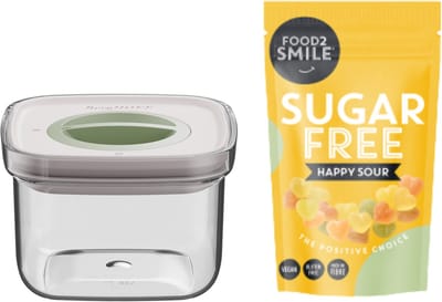& FRIENDS | Food2Smile + Smart Seal 0.40L Happy Sour 85g - Transparant -