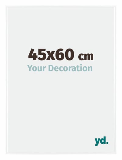 Your Decoration - Fotolijst 45x60 cm - Kunststof - Wit Hoogglans - Evry