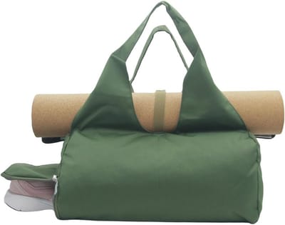 Sporttas met schoenenvak en natte zak voor dames - waterdichte gymtas voor yoga en weekend