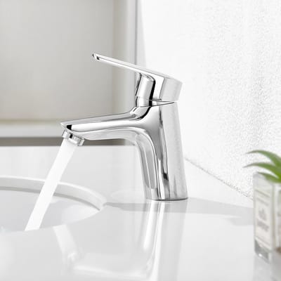 Auralum Max Wastafelkraan Chroom - Wastafelkraan - Badkamerkraan - Badkamer Kraan - Waterbesparend - Chroom