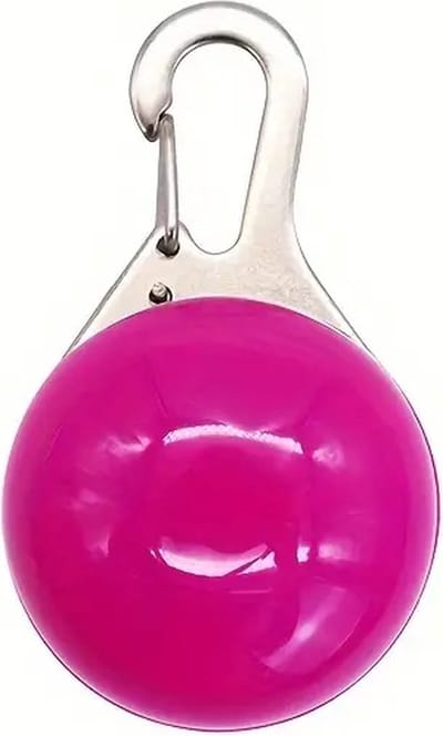Cheaperito hondenlampje - Roze - batterij - waterbestendig - LED dierenlampje