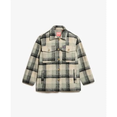 Superdry - Ongevoerd Heavyweight overshirt - Dames - Shirts