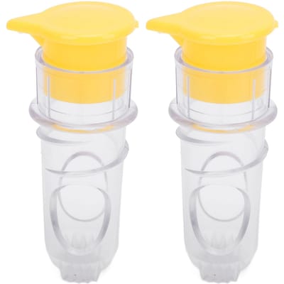 2 STUKS Draagbare Citroenpers PP ABS Draagbare Arbeidsbesparende Handmatige Citroenpers voor Limoenen Citrus