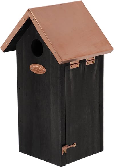 Vogelhuis Koolmees - Nestkast - Zwart koper