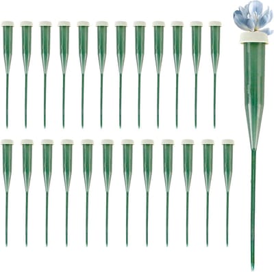 Bloemen Buizen - Planten Steunen - Bloemen Hydrateren - Lekvrij Ontwerp - 25 stuks - Transparant