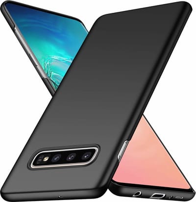 ShieldCase ultra thin hoesje geschikt voor Samsung Galaxy s10 case - hardcover - hardcase - stevig hoesje - optimale bescherming - zwart