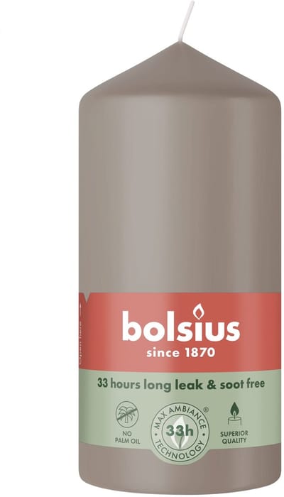 Bolsius Stompkaars 120/58 Light Taupe (1 stuk)