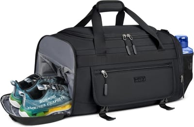 Grote Sporttas met Schoenenvak en Nat Vak - 40L en 55L - Multifunctionele Gymtas voor Dames en Heren