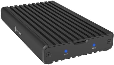 ICY BOX IB-2817M-C32 M.2 SSD-behuizing USB-C 3.2 Gen 2x2 20 GBit/s M.2 PCIe NVMe 2230, 2242, 2260, 2280 61121