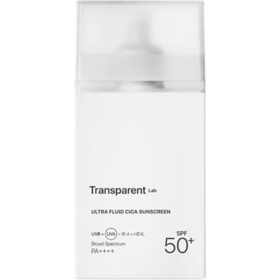 Transparent Lab Oil Control Ultra Fluid Cica Sunscreen SPF50+ PA++++ 100 ml - fluide solaire léger