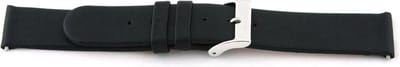 Horlogeband Universeel C105 Leder Zwart 12mm