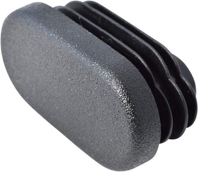 Slat Caps - Buisdoppen Meubels - Meubels Beschermen - Hoge Weerstand - 30 x 15 mm - Zwart