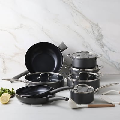ISENVI Victoria Forged & Avon Pannenset Inductie - Keramisch - 20 Delig - PFAS, PTFE Vrij - Alle warmtebronnen