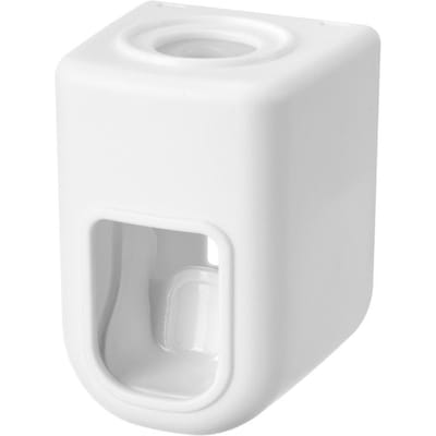 Distributeur automatique de dentifrice mural créatif, accessoires de salle de bain, presse-dentifrice paresseux étanche, porte-brosse à dents blanc
