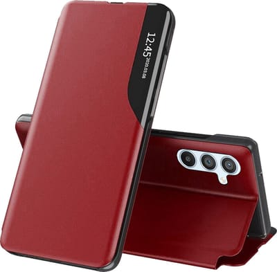 Hoesje geschikt voor Samsung Galaxy A54 - Techsuit eFold Book Case - Rood
