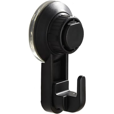 1PCS Ventouse Forte Crochet à Vide Auto-Adhésif Crochet Cintre Mural de Porte Porte-Clés Rack Charge Lourde Cuisine Salle de Bain Suspension 10*3.5cm noir