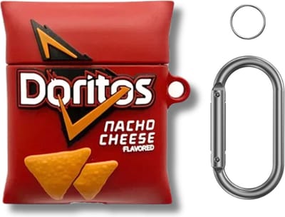 okido - Hoesje geschikt voor Airpods 4 - Doritos siliconen case voor Airpods - Case geschikt voor Apple AirPods 4 - Airpods hoes chips