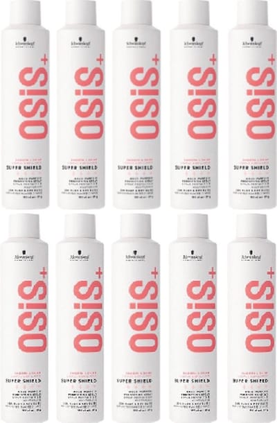 Schwarzkopf - OSiS+ Smooth & Shine Super Shield Protection Spray - voordeelverpakking - 10 x 300ml
