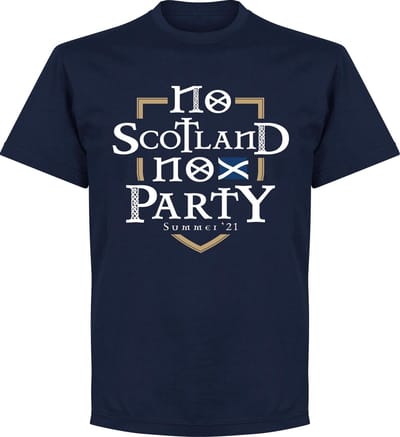 No Scotland No Party T-Shirt - Navy - S