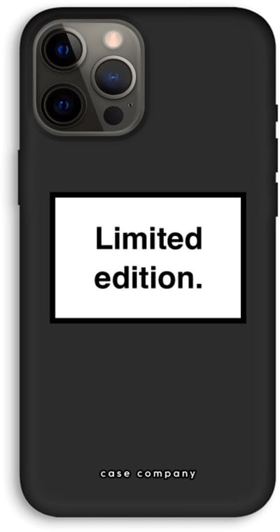 Case Company® - Hoesje geschikt voor iPhone 12 Pro Max hoesje - Limited edition - Biologisch Afbreekbaar Telefoonhoesje - Bescherming alle Kanten en Schermrand