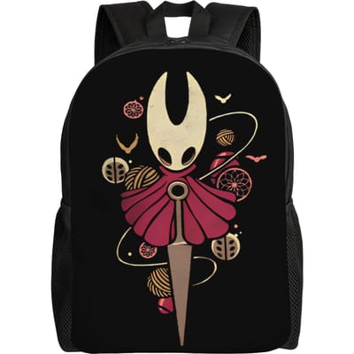Hollow Knight Silksong Rugzak voor Mannen Vrouwen Tiener Student Werk Dagrugzak College Schoudertas Lichtgewicht