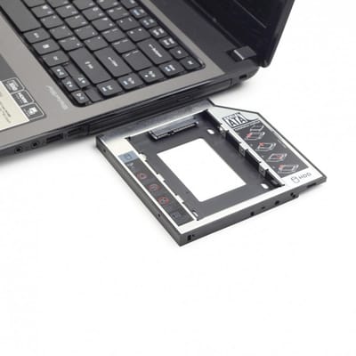 Support de montage pour disque dur 5,25''/2,5'' Slim grise
