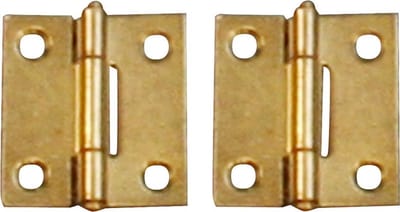 Qlinq Vermessingd Vaste Pen Scharnier - 40 x 32 mm