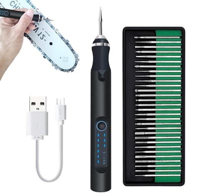 Graveerpen - Graveergereedschap Pen - Materialen Bewerken - Verstelbare Snelheid - 165 g - Zwart