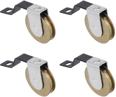 JHUBERS- Schuifdeurspring - 4 Stuks - Roestvrij Staal - 5.3x3x1cm - Vervangingsonderdelen - Duurzaam - Geschikt voor Diverse Deuren - Schuifdeurrol