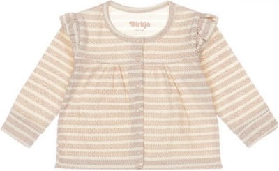 Dirkje-Baby Meisjes vest-Off White