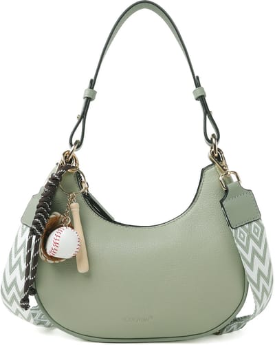 TAN.TOMI Dames Handtassen, Dames Tas Shopper met rits - Handtas -Lichtgroen