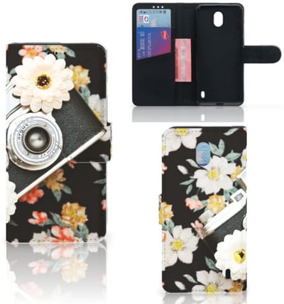 Boekhoesje voor Nokia 1 Plus Telefoonhoesje met foto Vintage Camera
