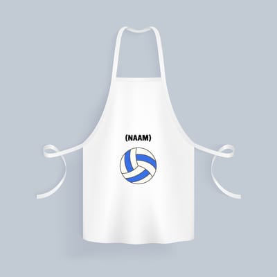 Akyol - volleybal met eigen naam Keukenschort - Volleybal - volleybalster - sport - 82 bij 71 cm