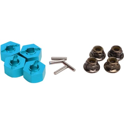 Zeskantige Naaf Wieladapters met 4 Pinnen 4 Moeren CNC-Bewerking Aluminium Wiel Zeskant Aandrijfas Adapter voor